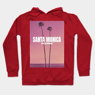 Santa Monica Retro Vibes Lo Fi mood Hoodie